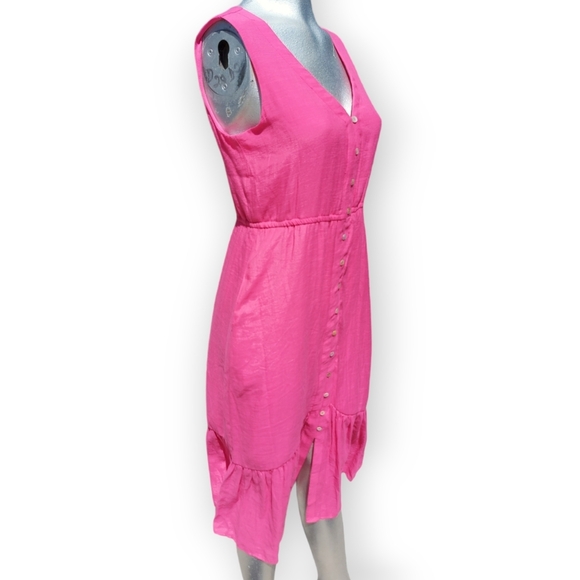 Nanette Lepore Barbie Pink Midi Dress - Picture 10 of 11